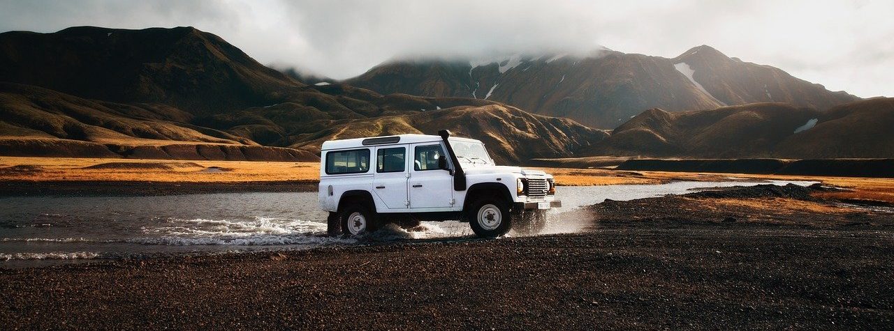 land rover offroading